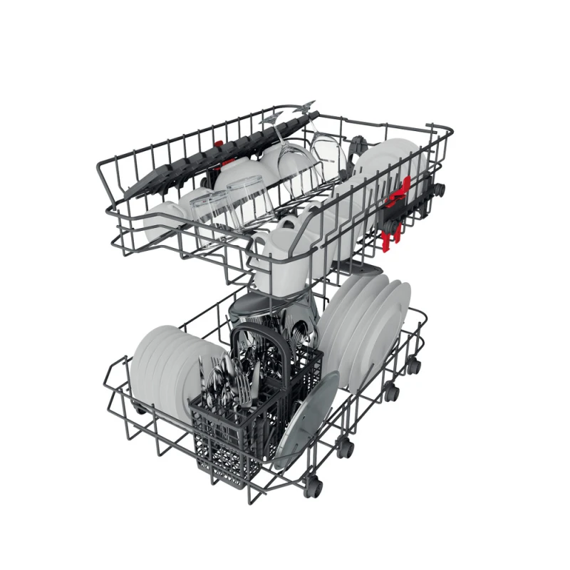45cm Slimline Dishwasher | Whirlpool WF9E2B19XUK | 9 Place Settings SS - Image 10
