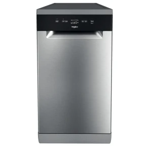 45cm Slimline Dishwasher | Whirlpool WF9E2B19XUK | 9 Place Settings SS - Image 2