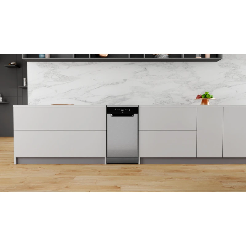 45cm Slimline Dishwasher | Whirlpool WF9E2B19XUK | 9 Place Settings SS - Image 18