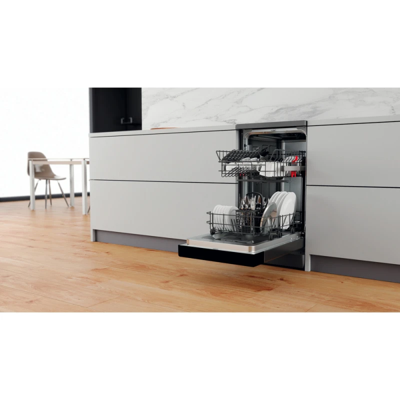 45cm Slimline Dishwasher | Whirlpool WF9E2B19XUK | 9 Place Settings SS - Image 13