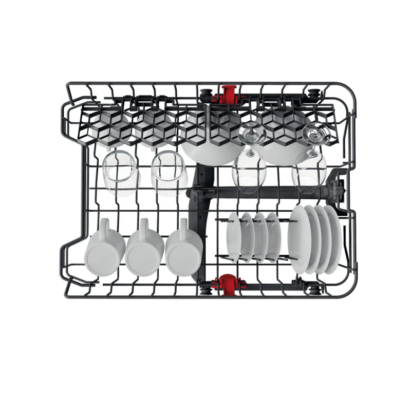 45cm Slimline Dishwasher | Whirlpool WF9E2B19XUK | 9 Place Settings SS - Image 23
