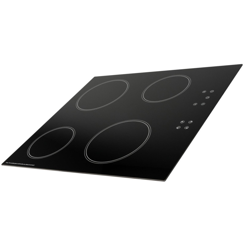 60cm 4 Zone Ceramic Hob | SIA CERH60BL | Touch Control Black - Image 10