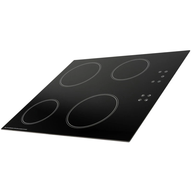 60cm 4 Zone Ceramic Hob | SIA CERH60BL | Touch Control Black - Image 10