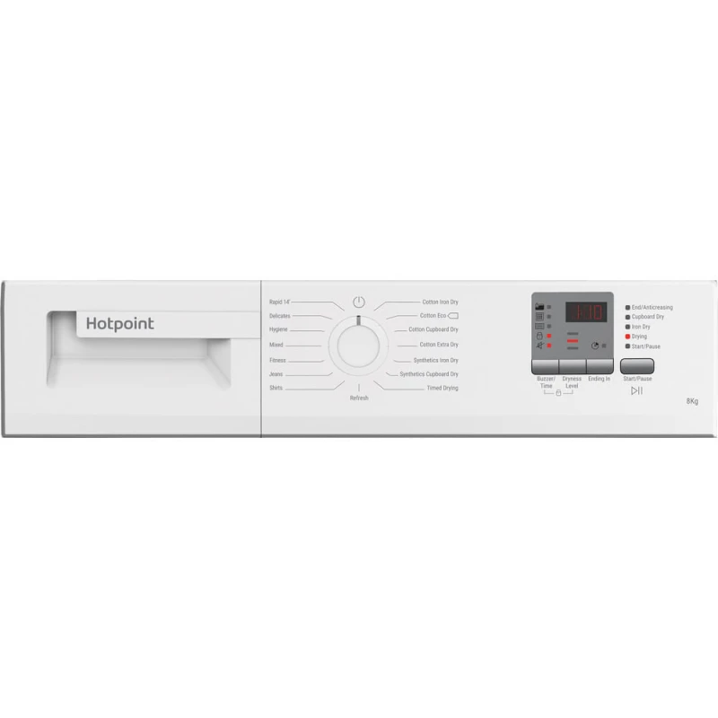 8KG Condenser Tumble Dryer | Hotpoint CHDC82WWGDUK | B-Rated White - Image 12