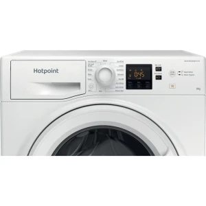 9KG Anti-Stain Washing Machine | Hotpoint NSWM946WUK | A-Rated White - Image 4