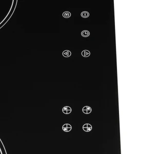 60cm 4 Zone Ceramic Hob | SIA CERH60BL | Touch Control Black - Image 4