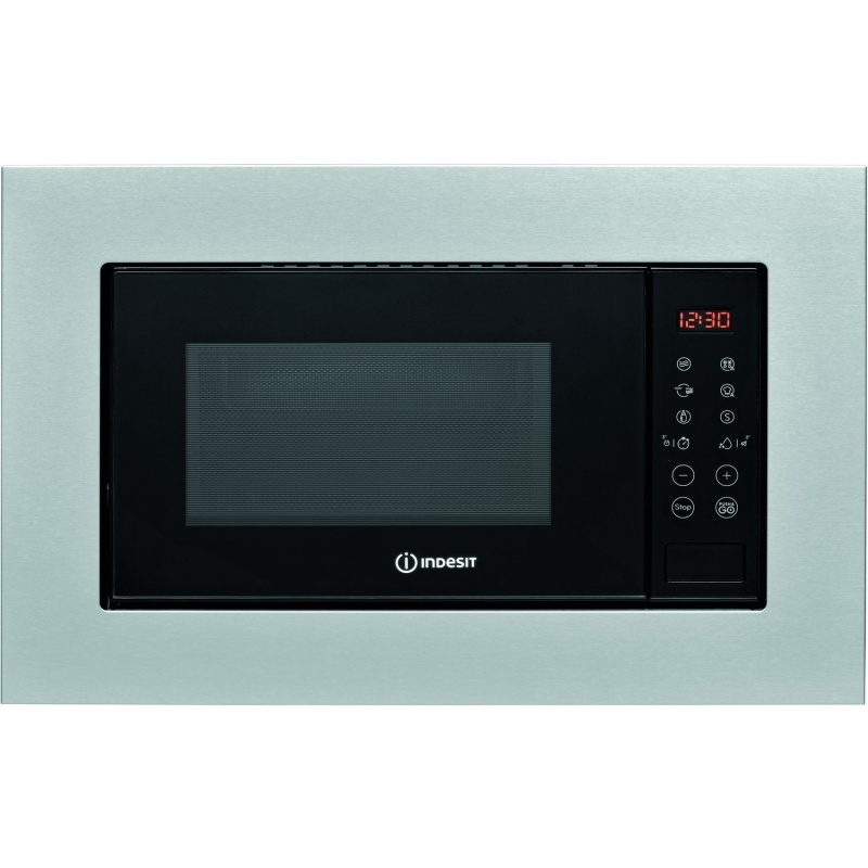 Indesit MWI120GXUK Built in Microwave and Grill 39CM High