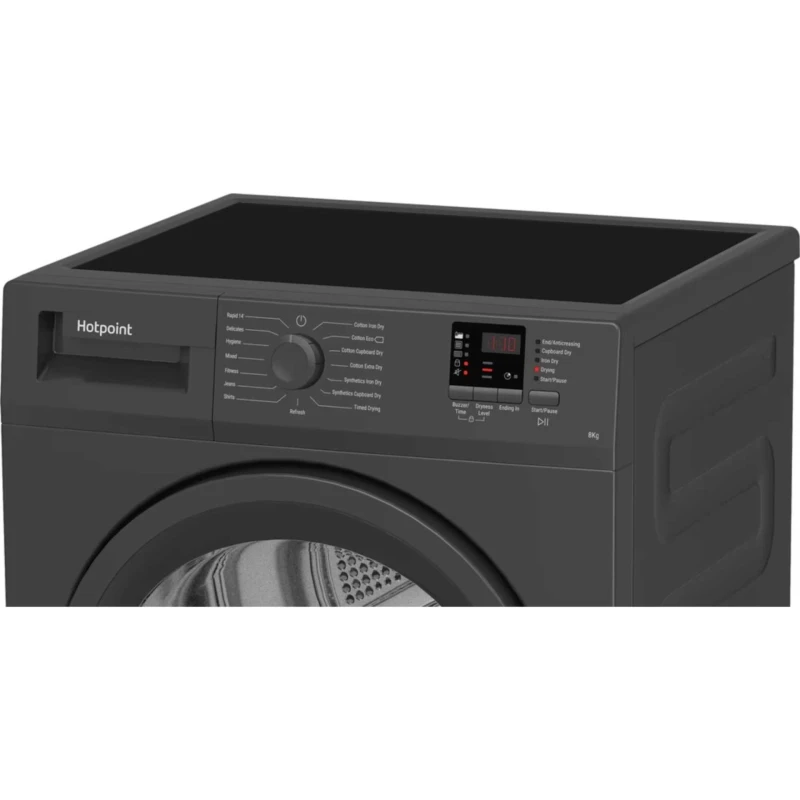 Hotpoint 8kg Condenser Tumble Dryer, B Rated, Graphite - Image 3