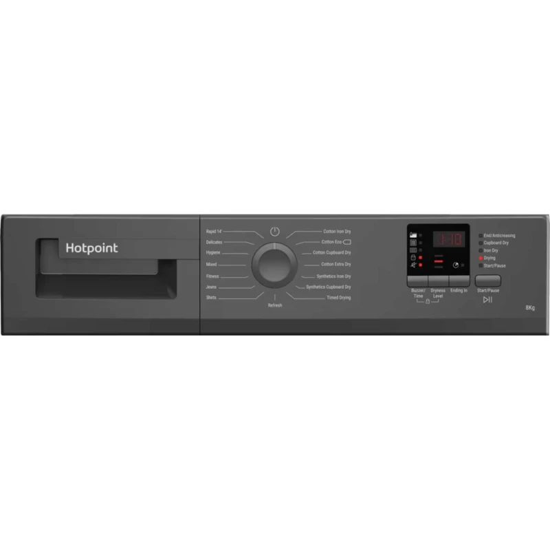 Hotpoint 8kg Condenser Tumble Dryer, B Rated, Graphite - Image 5