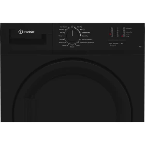Indesit 8kg Condenser Tumble Dryer, Sensor Dry, Black - Image 4